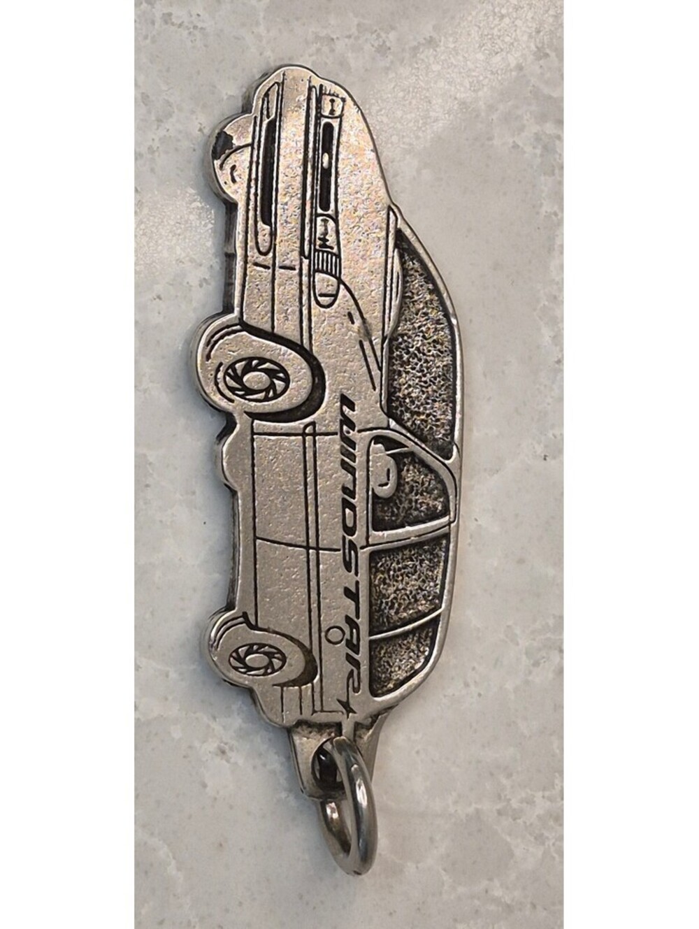 Vintage Ford Windstar Keychain Oakville Assembly Plant Canada Q1 Pewter Medal
